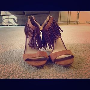Torrid Ankle Fringe Heel